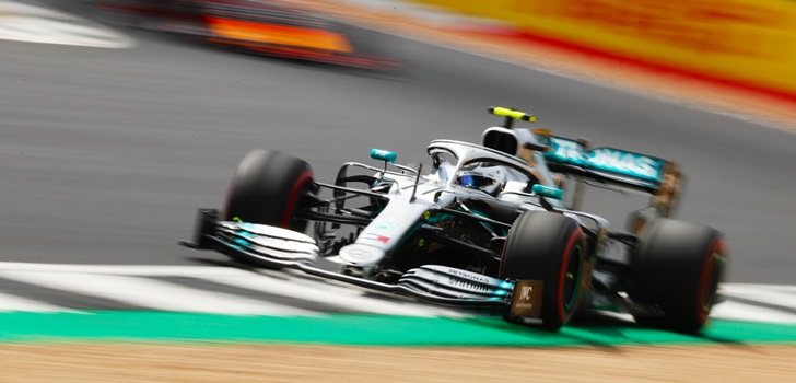 Bottas, durante la qualy de Silverstone