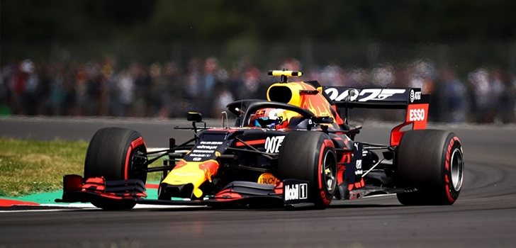 Gasly, en la qualy del GP de Gran Bretaña