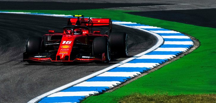 Charles Leclerc puede luchar por la pole en Alemania