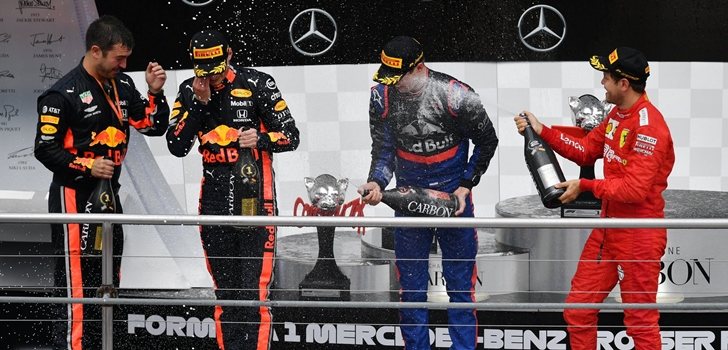 Kvyat festeja su podio en Hockenheim