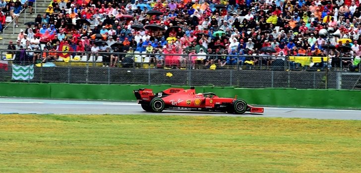 Vettel rueda en Hockenheim 2019