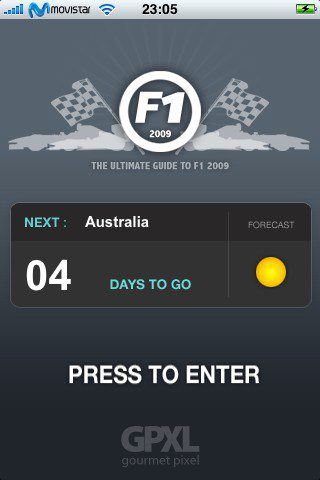 'The ultimate guide to F1 2009', la mejor guía de Fórmula 1 para tu iPhone/iPod Touch
