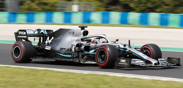 Hamilton, en los Libres 3 del GP de Hungría