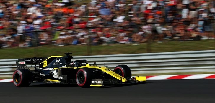 Ricciardo, durante el pasado GP de Hungría