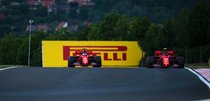 Vettel, descontento con rendimiento de SF90 en 2019