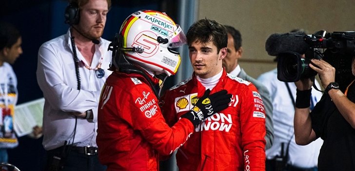 Vettel y Leclerc, juntos tras el GP de Hungría