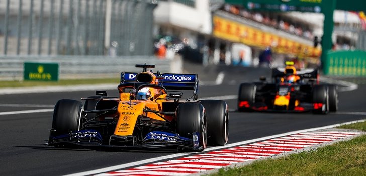 Sainz, por delante de Gasly en Hungría