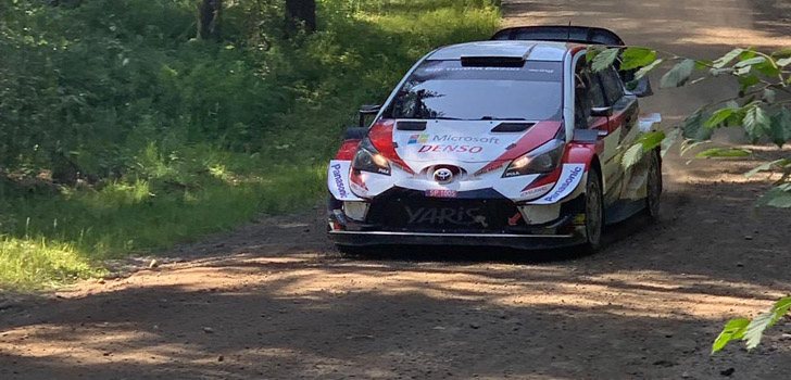 Valtteri Bottas, prueba Toyota WRC