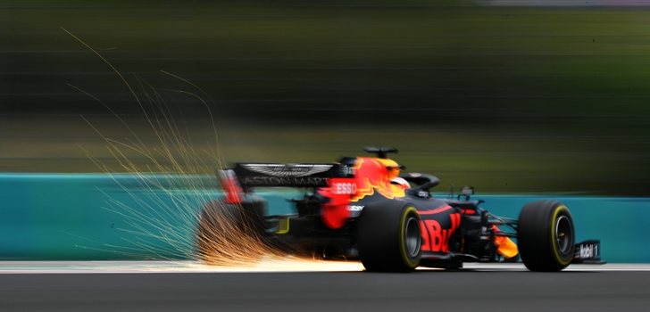 Verstappen, durante el pasado GP de Hungría