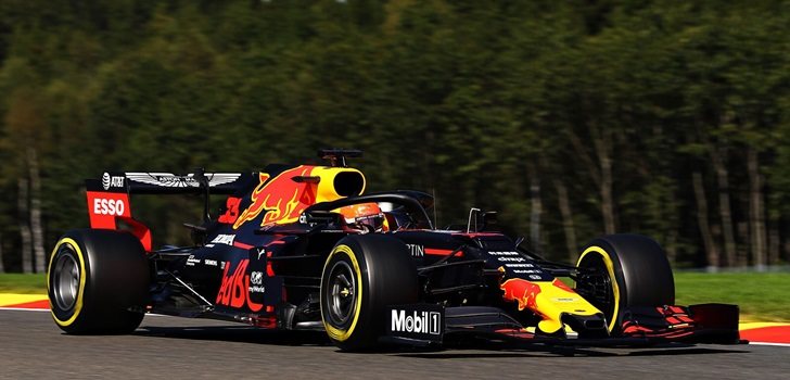 Verstappen, en los Libres 1 del GP de Bélgica