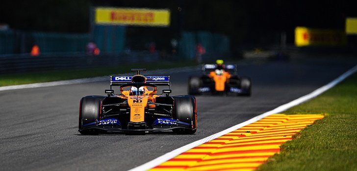 Sainz y Norris, en los Libres de Bélgica