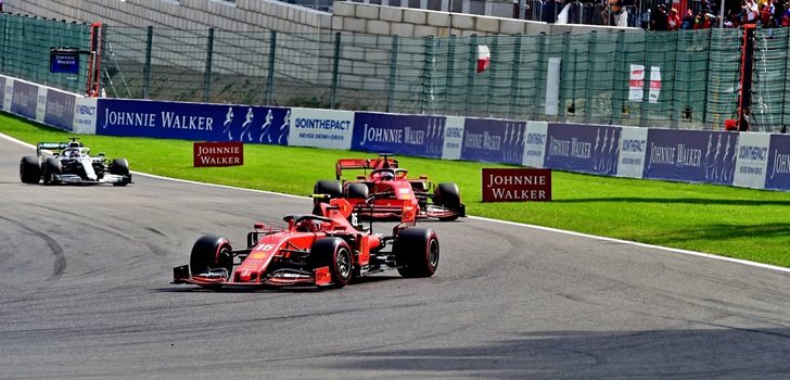 Leclerc y Vettel, por delante de Hamilton en Spa