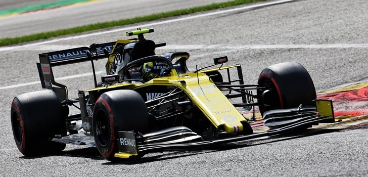 Nico Hülkenberg, durante el GP de Bélgica 2019