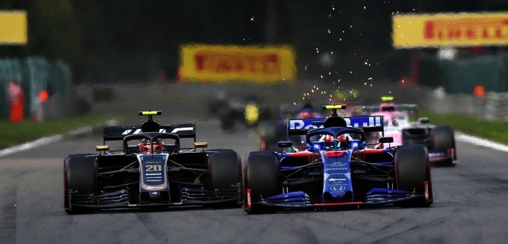 Gasly supera a Magnussen en Bélgica 2019