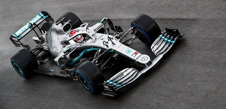 Lewis Hamilton, en los Libres 1 del GP de Italia