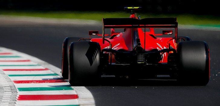 Charles Leclerc, en la sesión clasificatoria del GP de Italia