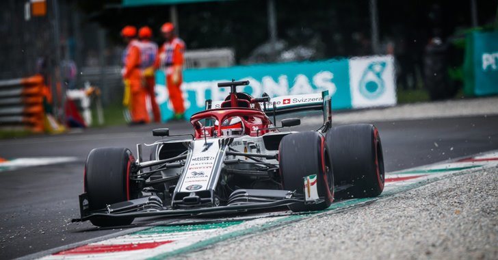 Kimi Raikkonen en el GP de Italia