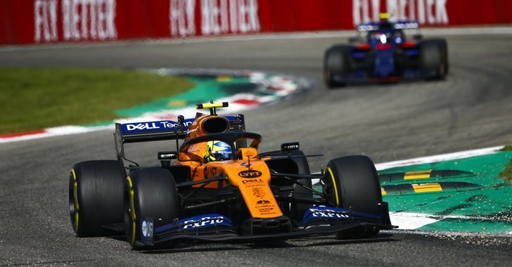 Lando Norris en el GP de Italia