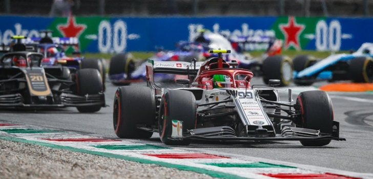 Antonio Giovinazzi, en el GP de Italia 2019