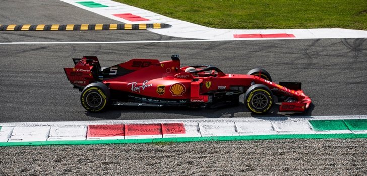 Sebastian Vettel, en la Qualy de Italia