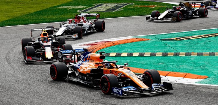 Carlos Sainz, en el GP de Italia 2019