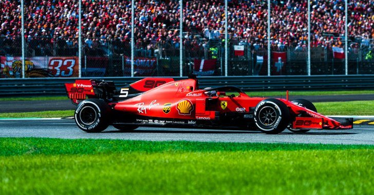 Ferrari en el GP de Italia