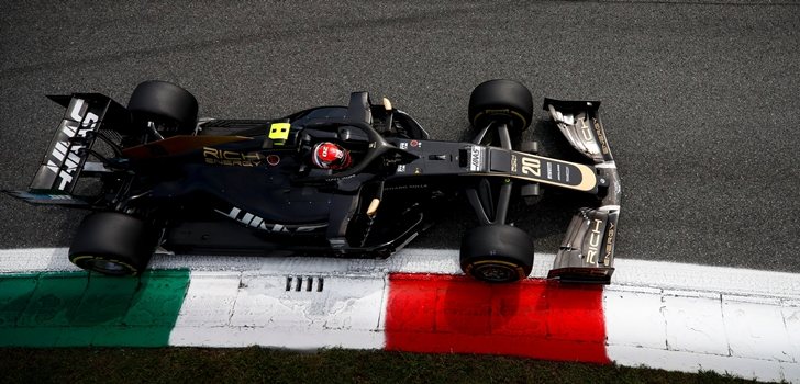 Kevin Magnussen rueda en Monza