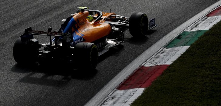 Lando Norris, concentrado para Singapur