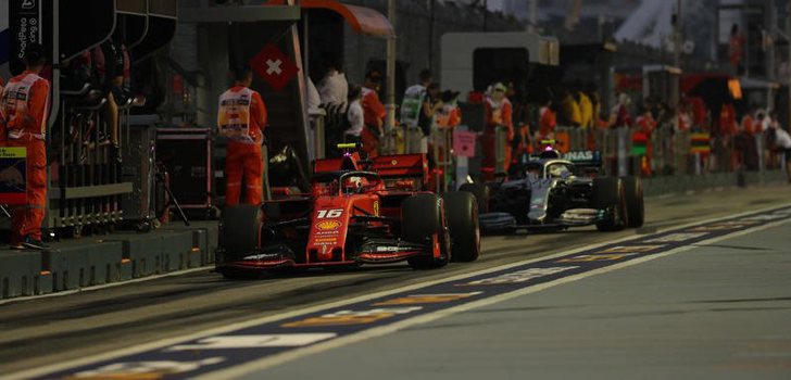 Ferrari comenzaba a asustar a los Mercedes