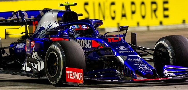 Pierre Gasly, en la qualy de Singapur