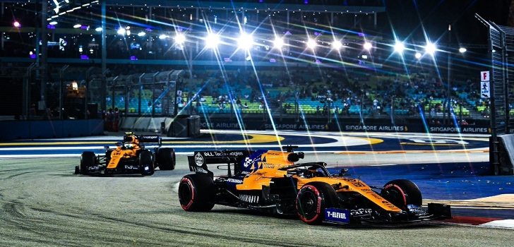 los mclaren en singapur 2019