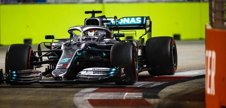 Lewis Hamilton finaliza segundo en la qualy de Singapur