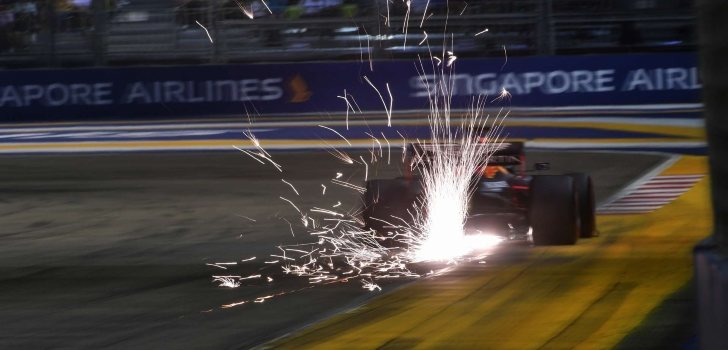 verstappen en Singapur 2019