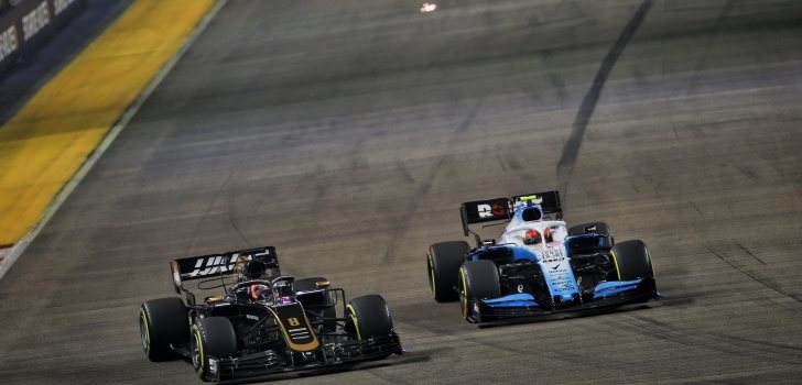 Romain Grosjean rozó los puntos en Singapur