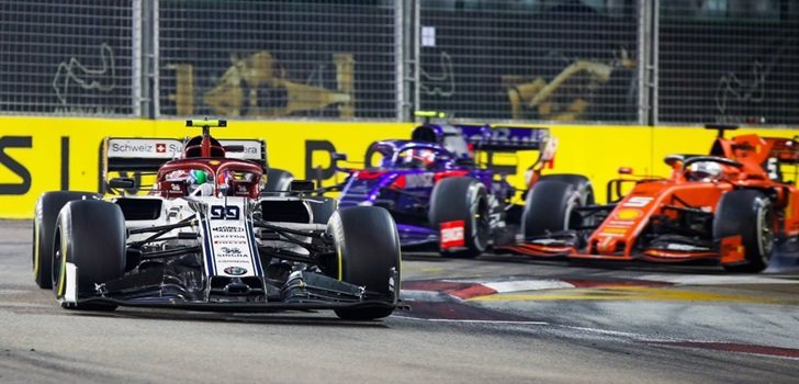 Giovinazzi lidera el GP de Singapur 2019