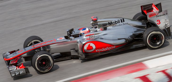 Jenson Button, en el McLaren Mercedes