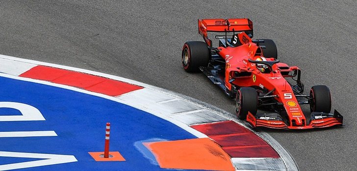 Vettel, en los Libres 3 del GP de Rusia