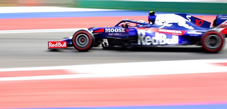 Pierre Gasly, preparado para la carrera de mañana en Rusia