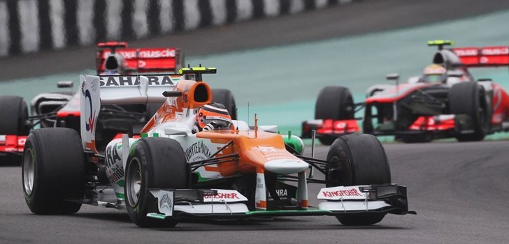 Nico Hülkenberg, durante el GP de Brasil 2012