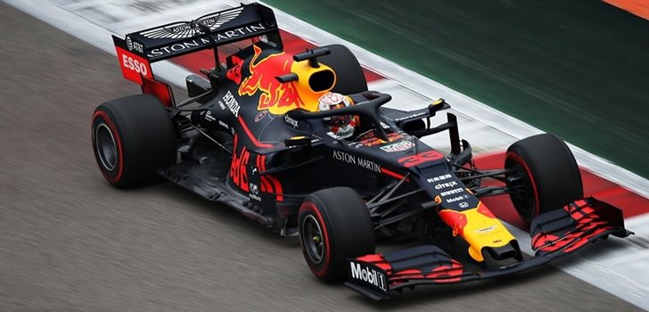 Max Verstappen, durante el GP de Rusia 2019