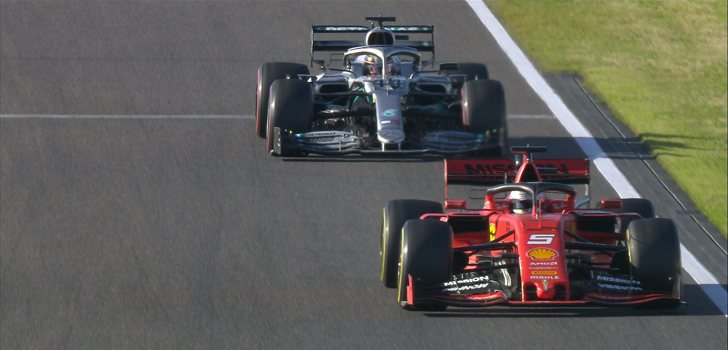 Batalla frenética entre Vettel y Hamilton