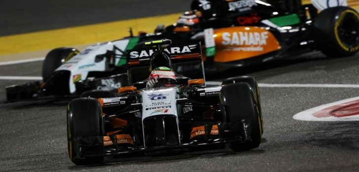 Pérez y Hülkenberg, en Force India 2014