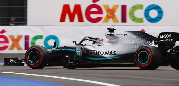 Lewis Hamilton, en los libres 2 del GP de México