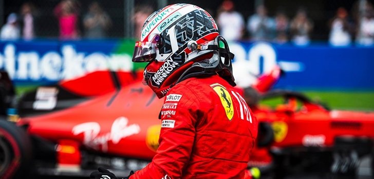 Charles Leclerc se baja del SF90