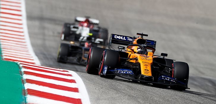 Sainz, por delante de Magnussen y Räikkönen en Austin