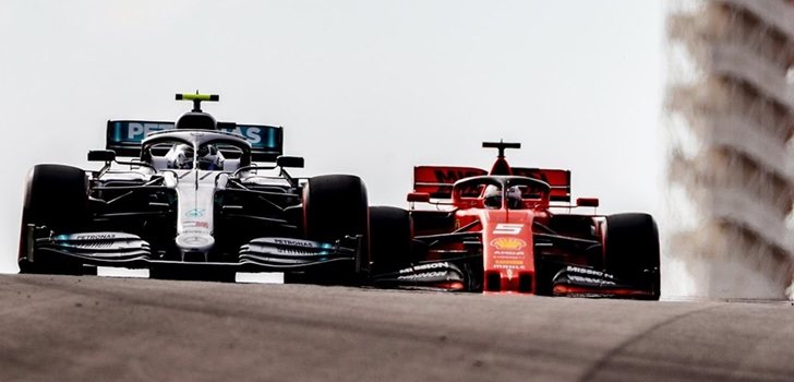 Bottas, por delante de Vettel en Austin