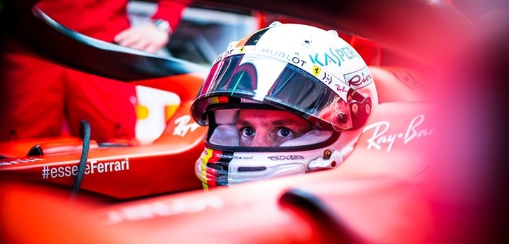 Sebastian vettel, a los mandos del SF90