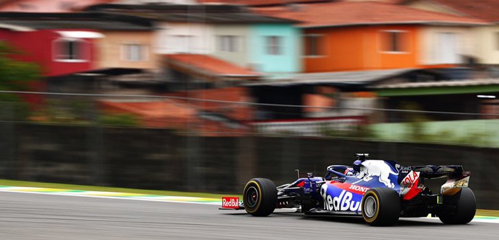 Pierre Gasly, conforme con el rendimiento de su monoplaza en los Libres en Brasil