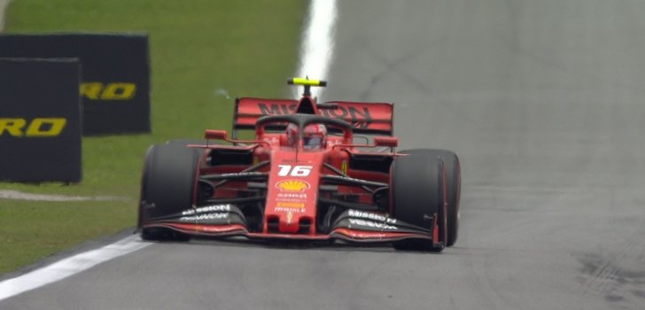 Leclerc, en los Libres 3 del GP de Brasil