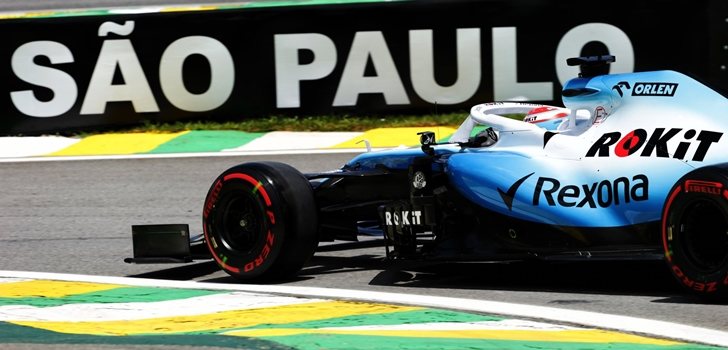 George Russel, en la Qualy del GP de Brasil